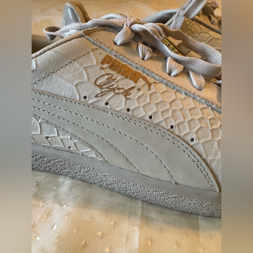Puma Clyde Sneakers Men’s Size 13 Leather - Picture 3 of 12